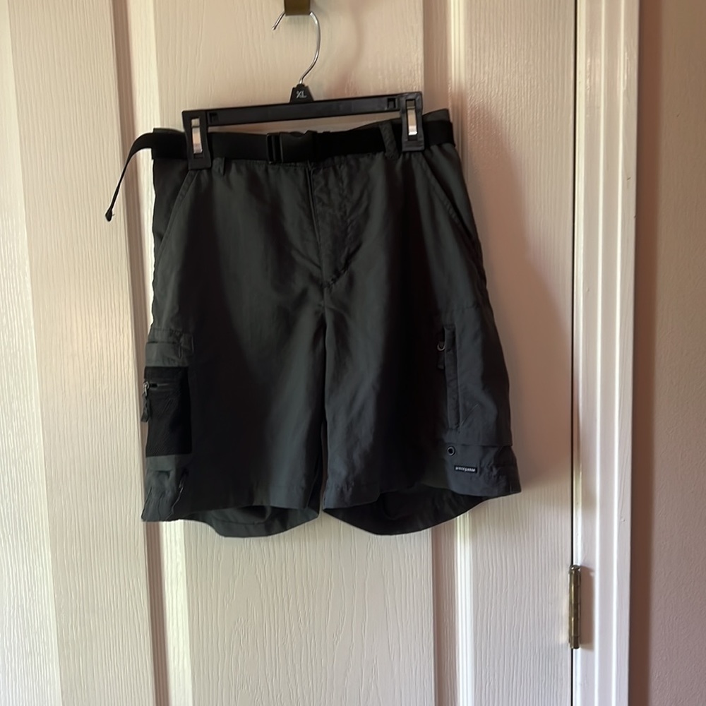 Gray Cargo Shorts